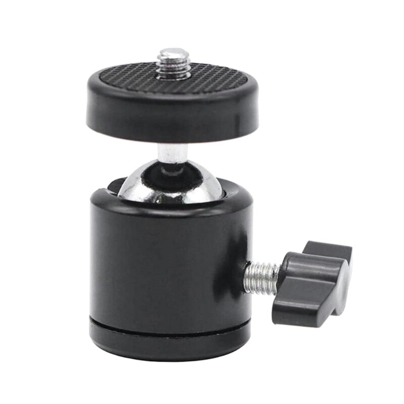 Mini Tripod Ball Head 360 ° Rotatie Statief Camera Balhoofd Adapter Met 1/4 &quot;Schroef Gat Voor Dslr Camera camcorder