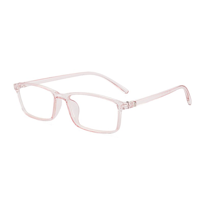Anti-Blue Optoelectronic Computer Glasses Women's Anti-Eye Fatigue Computer Game Goggles Male/Female Harmful Shading Glasses: Pink
