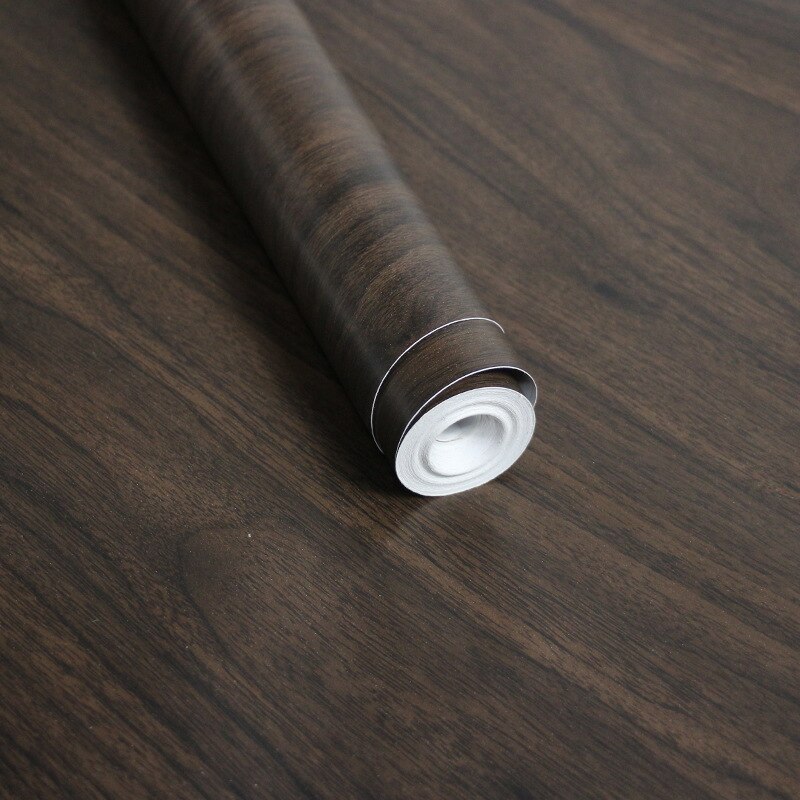 Self-adhesive wallpaper wood grain pvc waterproof decorative film from wardrobe furniture renovation stickers papel tapiz: BZ08-1 / 1mx45cm