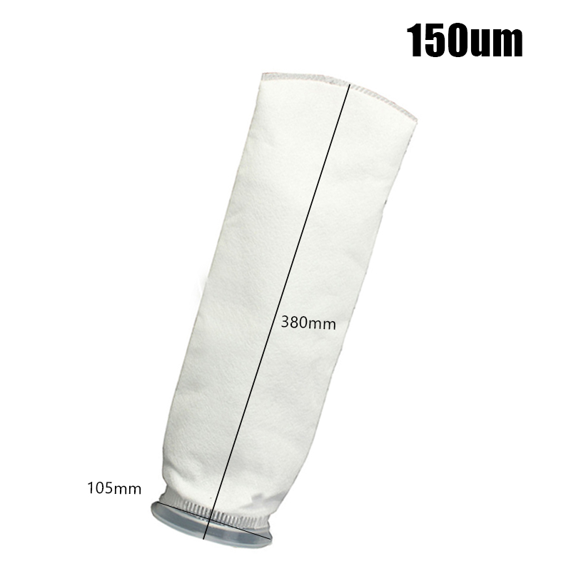 100/150/200 Micron Filter Sock 105X230mm Fish Aquarium Marine Sump Felt Pre Filter Sock Bag High Density Of Interspace: 2-150um