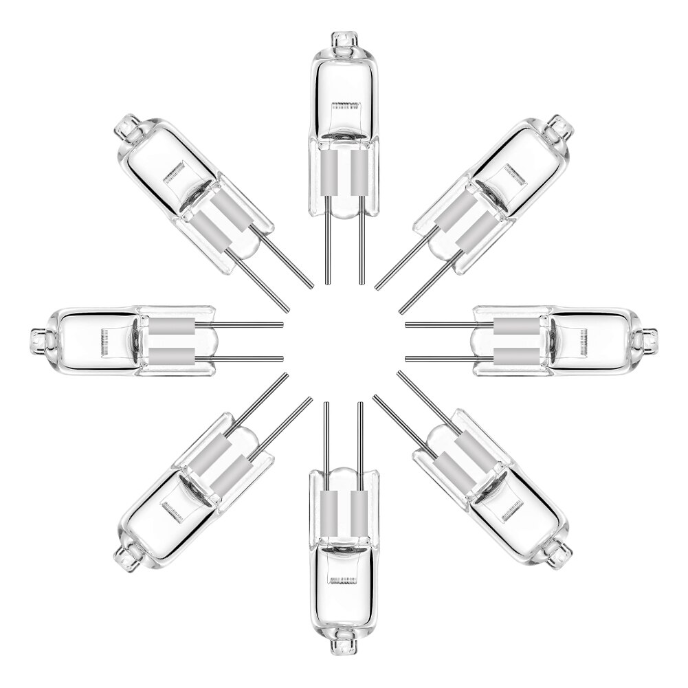 10x lyspærer superlys  g4 halogen halogen  g4 innendørs klar halogen  g4 lamper 3000k varmhvit lyspære 25w 40w 60w