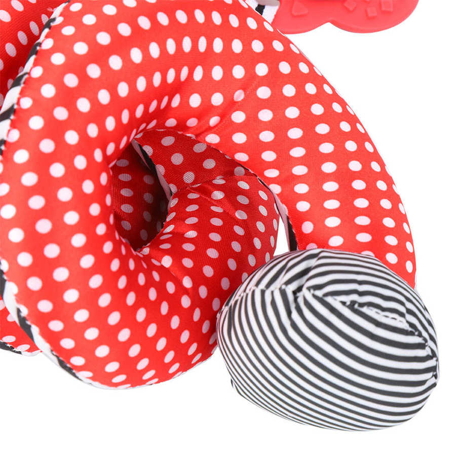 Jouets de voiture suspendus pour poussette lit forme animale infantile spirale jouets en peluche pour poussette barre tentures hochet jouets