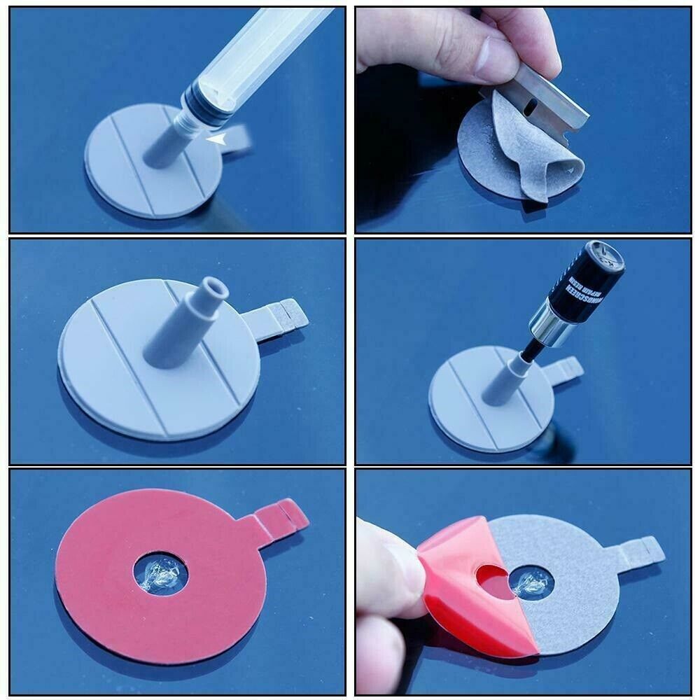 10ml Car Window Glass Crack Chip Repair Automotive Glass Nano Repair Fluid Tool Kit/set Universal Protection Accessories