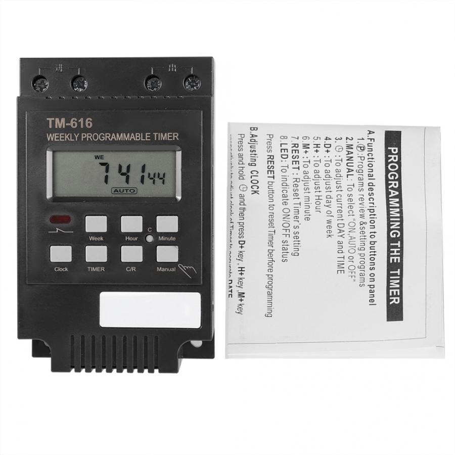 Digital Electric Durable Programmable Smart Control Switch Timer TM-616 Weekly Programmable Timer For Household Appliance