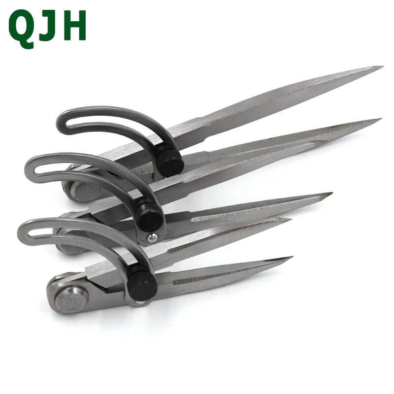 1PC Durable Adjustable Scriber Divider Wheel Compass Leather Stitch Hole Distance Measure Leather Divider Tool