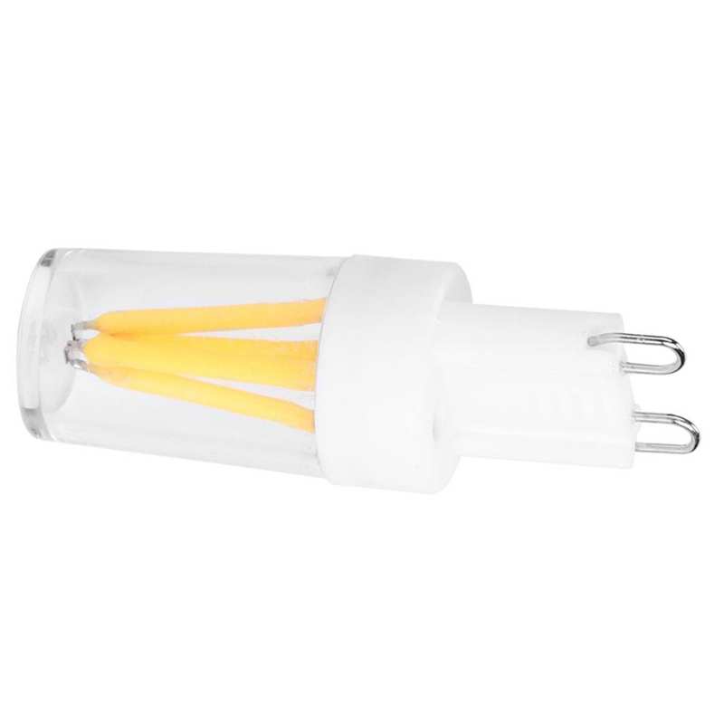 10PCS G9 Base LED Light Bulbs 2W AC110V Bi-Pin Bulb for Chandelier Wall Lamp Home Lighting Warm White Bi‑Pin Base Bulb