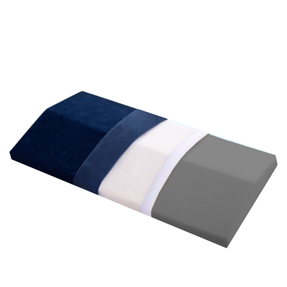 Taille Kussen Gezellige Zachte Traagschuim Slapen Kussen Voor Lagere Rugpijn Multifunctionele Lendensteun Kussen H99F: Bamboo charcoal Navy