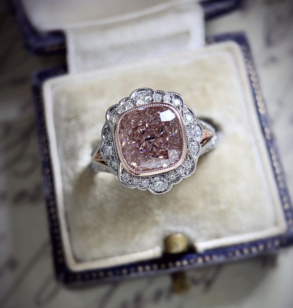 Rose Gold Kleur Voorstel Engagement Ring Voor Vrouwen Clear Roze Cz Steen Trendy Sieraden: 7