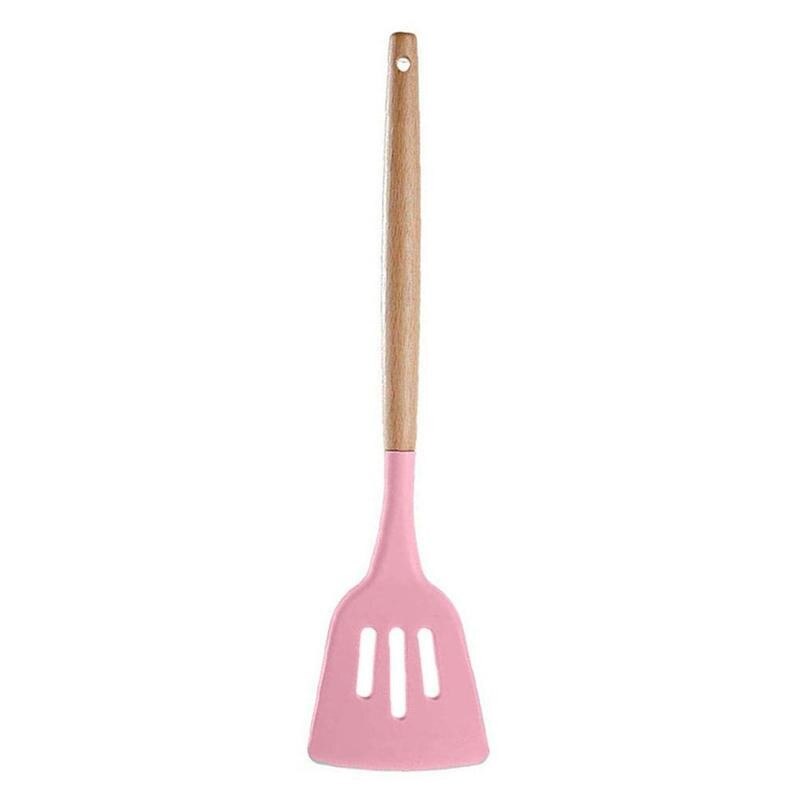 Silicone Kitchenware Cooking Utensils Set Heat Resistant Kitchen Utensils Stick Set Cooking Non Kitchen Kitchenware Tools S H1G5