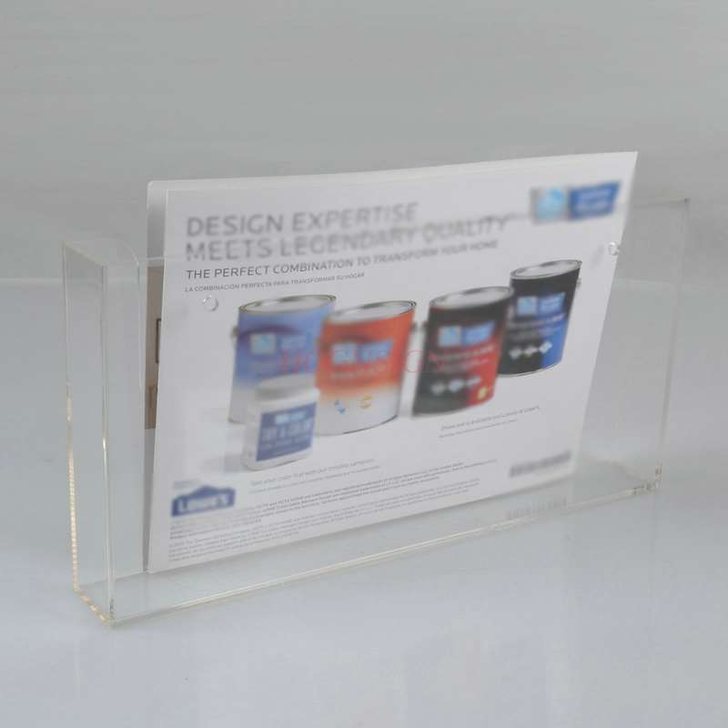 Opbergdoos Horizontale A4 Acryl Display Plank Muur Informatie Plank Catalogus Planken