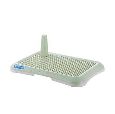 Orinal de plástico para mascotas, bandeja de arena para cachorros, inodoro de entrenamiento, fácil de limpiar, novedad de: SCARLET