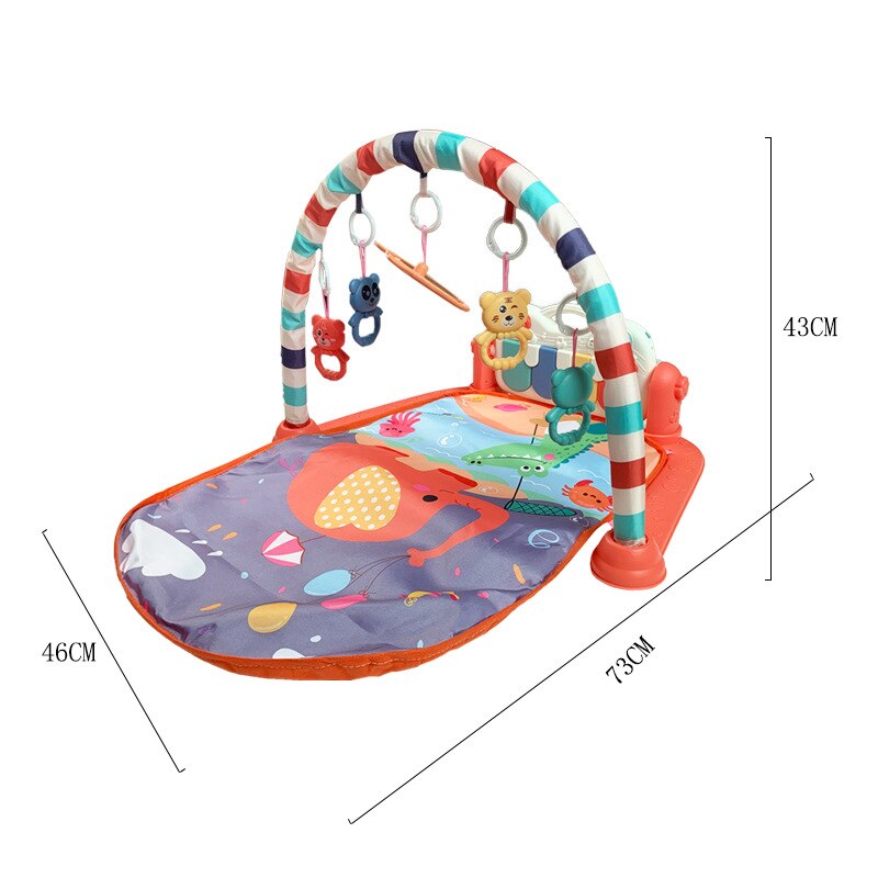Music Blanket Baby Newborn Steps On Piano Gym 0- 18 Months 30 Lism Plastic Cement