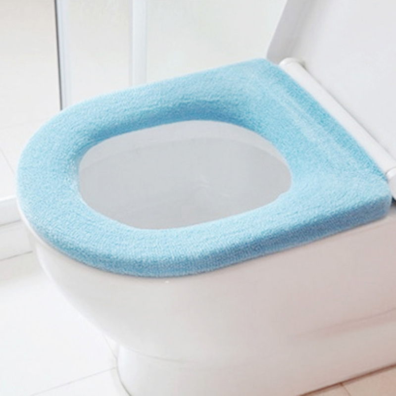 Podwyższenie robić toalety nasadka na sedes zastosowanie w kształcie litery "O" wygodny podgrzewacz robić toalety pokrowiec na deskę sedesową robić produktów łazienkowych losowy kolor