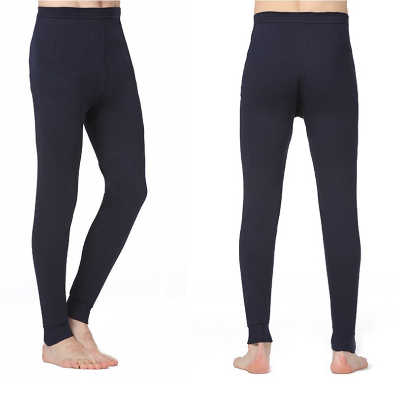 3 uds Invierno hombres largo calzoncillos de algodón ropa interior térmica hombre cálido largo calzoncillos Pantalones de