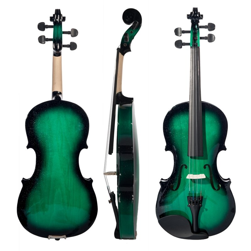 Beginner Viool 4/4 Full Size Viool Met Viool Case Bow