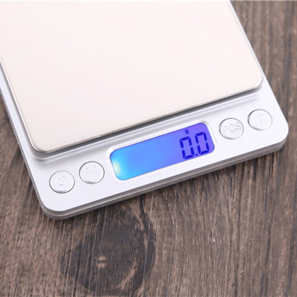 0.5kg/1kg/2kg/3kg LCD Display Multi-function Digital Food Kitchen Scale Stainless Steel Food Scale Cooking Tools Balance