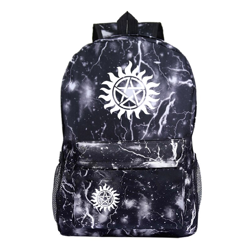 Supernatural Backpack Women Men Backpack Laptop Galaxy School Bags for Teenagers Boys Girls Travel Backpack Cheap: 5