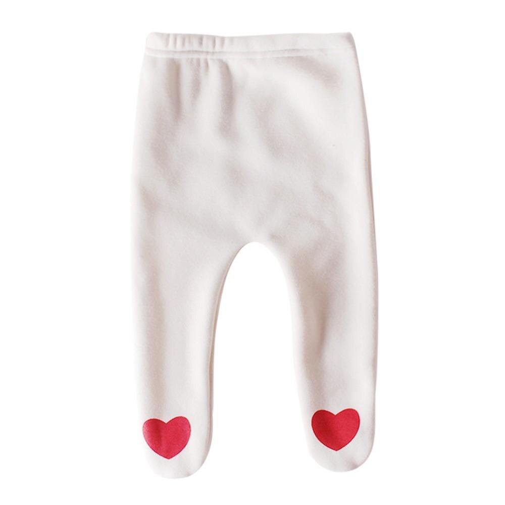 Sveglio del cuore di amore Siamesi Calzamaglia Del bambino Delle Ragazze Dei Ragazzi autunno inverno collant di Cotone super tenere in caldo Aggiungi lana tutti i-Partita Pantaloni W