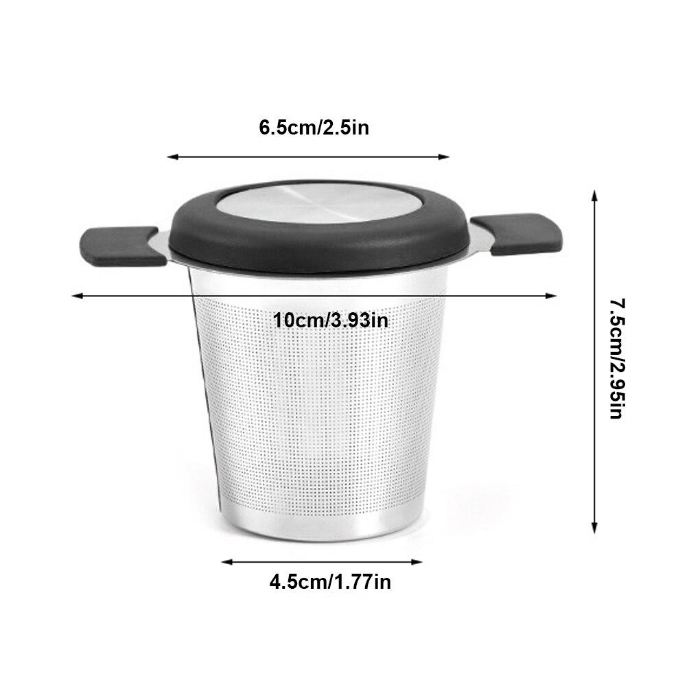 Stainless Steel Tea Strainer Mesh Filter Sifter Reusable Colander Drainer Skimmer Removable Infuser for Coffee Herb Spice: 01