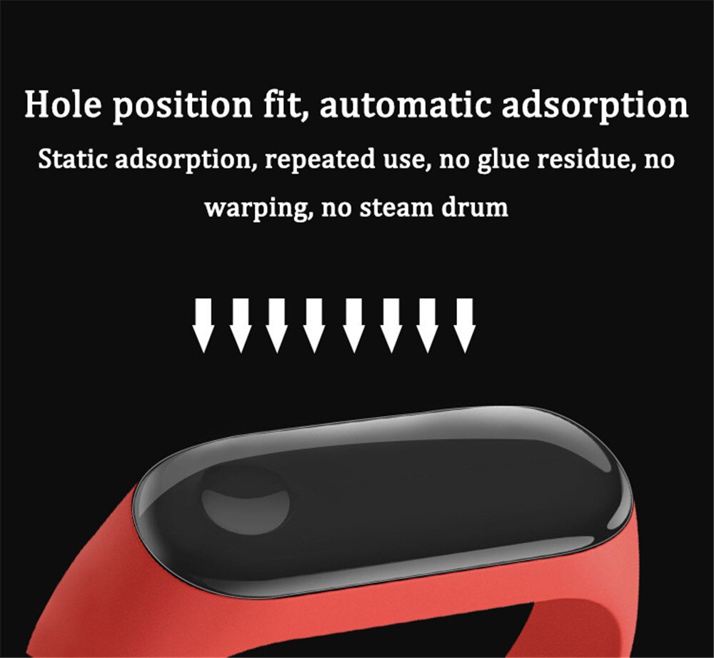 Film Hydrogel de protection plein écran pour Xiao mi bande 4 3 Pro mi band4 Film de protection anti-déflagrant accessoires HD