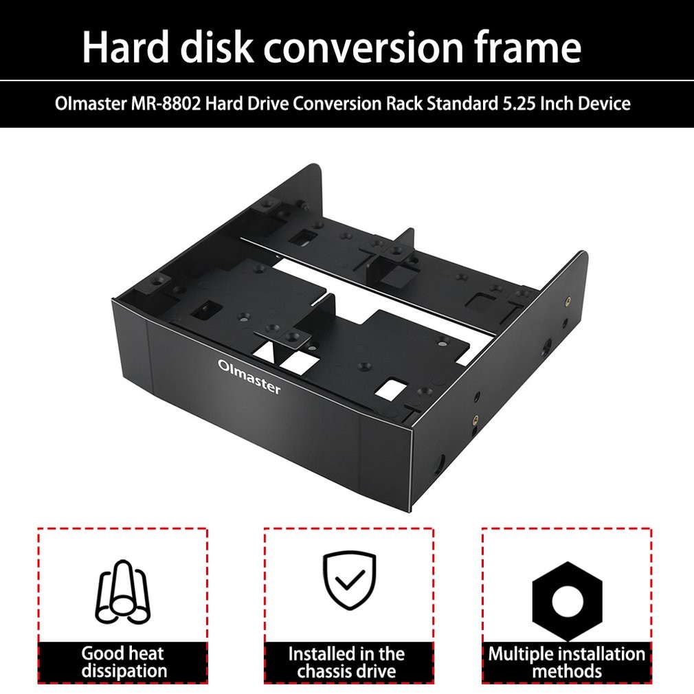 OImaster Herr-8802 HDD KäFeige Gestell Multi-funktionale Kombination von Multi-verwenden Festplatte Umwandlung Gestell Standard 5,25 Zoll gerät