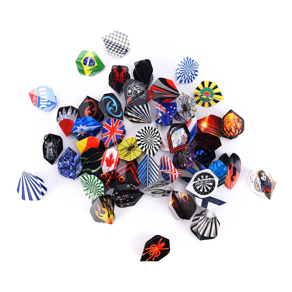 150 Stuks Dart Flights In 50 Soorten Patronen Zeldzame Darts Fin Veer Waarde Vluchten Accessoires
