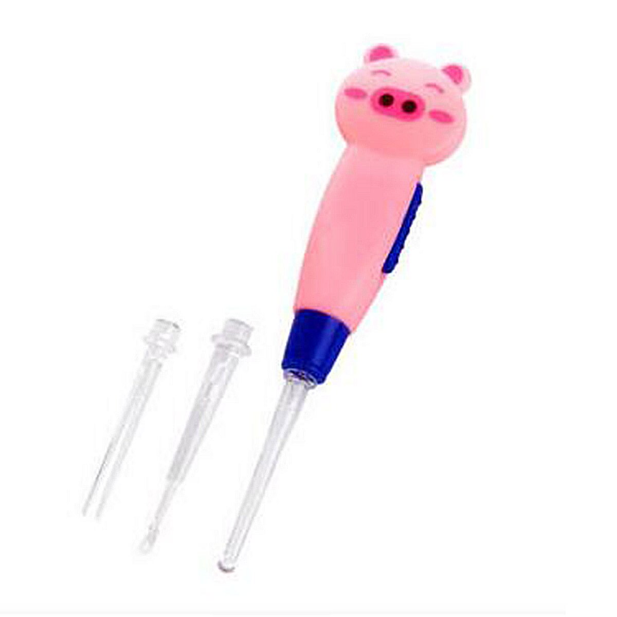 Cartoon Led Zaklamp Lichtgevende Oor Pick Cleaning Tools Met Licht Licht Oorsmeer Lepel Apparaat Graven Soft Cleaner Wax