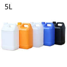 5 liter Thicken HDPE plastic Container with Lid Food Grade liquid jerry can Leakproof water bottle Honey barrel 1Pcs