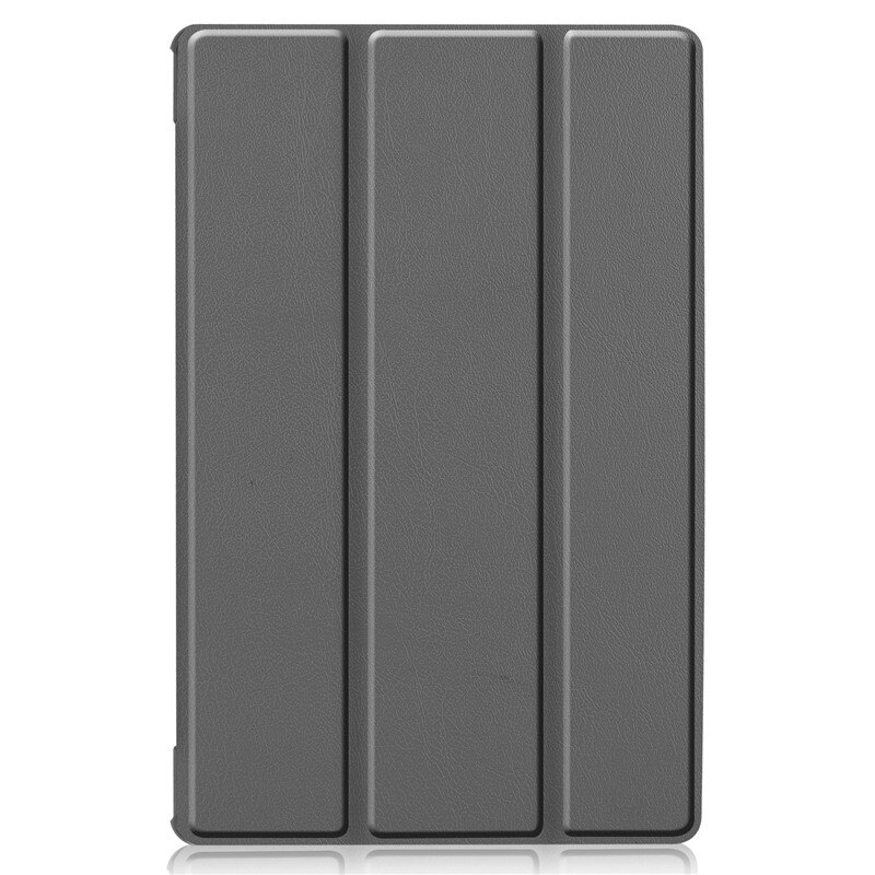 Samsung Galaxy Tab S6 Lite 10.4 Case - Magnetic Stand Cover - PU Leather + Hard PC - Shockproof & Anti-Dust: Gray