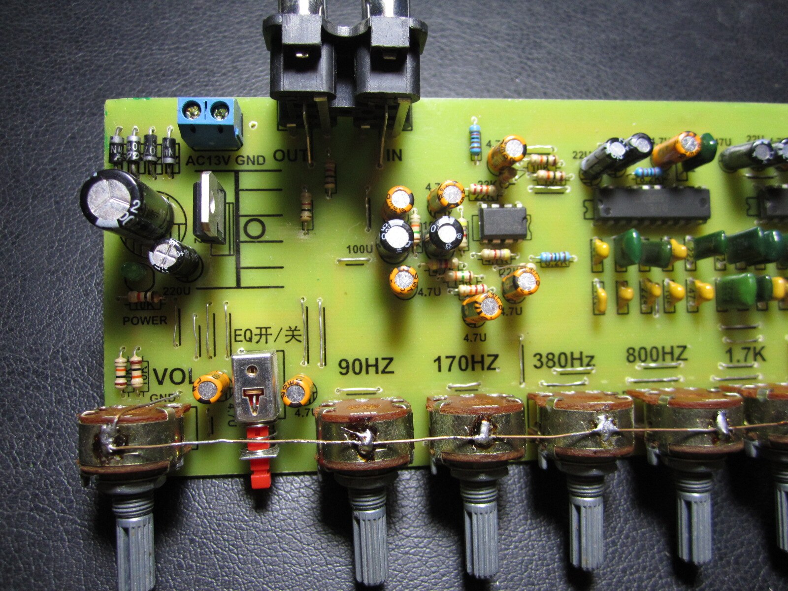 Fever Tuning Board La3607 tablero de Embellecimiento de ecualización de siete segmentos (Nacido para Alto)