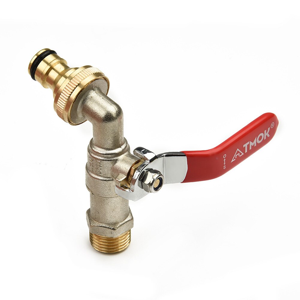 1/2 Inch Water Tap Lever Valve Ball Valve Garden Water Outlet Outdoor Faucet Garden Watering Equipments Gardening Tools