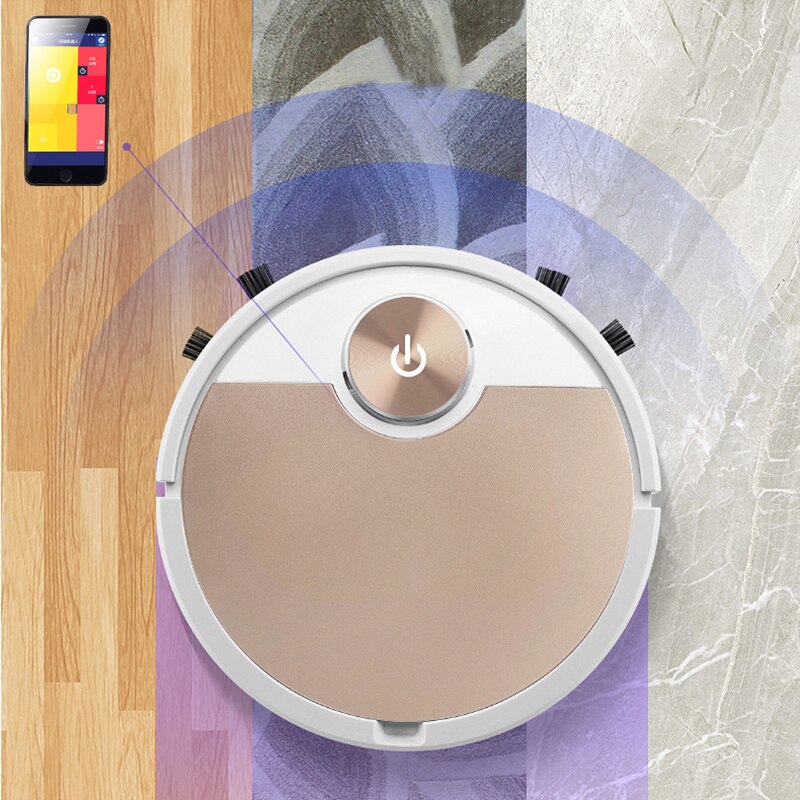 ES06 Smart Robot Vacuum Cleaner Mobile Phone APP Remote Control Automatic vaccum cleaner for Home Dust Removal cleaning Sweeper