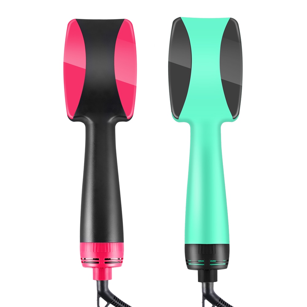 Sèche-cheveux électrique et volumateur 2 en 1 en une étape, brosse sèche-cheveux, peigne lisseur, fer à friser