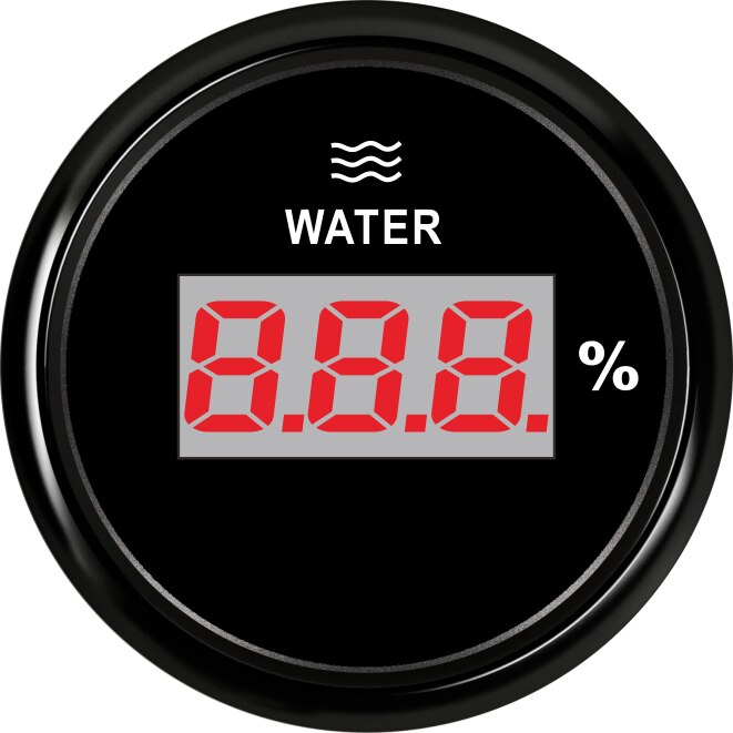 0-190OHM Water Niveau Gauge 52Mm Digital Water Niveau Sensoren Auto Boot Water Tank Level Gauge Met Backlight Voor Brandstof niveau Sensor: BN-0-190 ohm