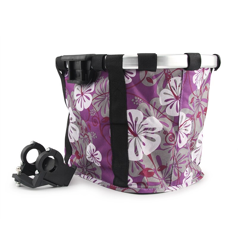 Sac de transport de vélo pour animaux de compagnie, pour chiot chat, siège de transport de vélo pour petit chien, panier de voyage amovible, accessoires de voyage: Violet