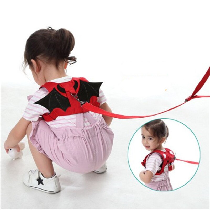 1.5m kävelijän turvallisuus anti-kadonnut lasten valjaat kävelyhihnat lasten vauvan kävelylenkki ranneke siivellinen taaperovyö
