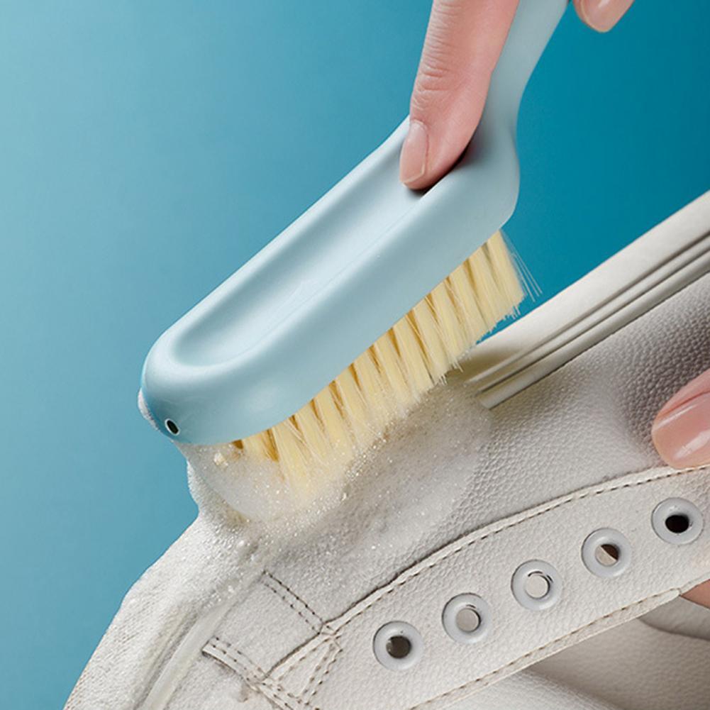 Cleaning Brush Good Sneaker Cleaner Brush Scrubbing Supplies Hanging Hole Comfortable to Grip Sneaker Brush