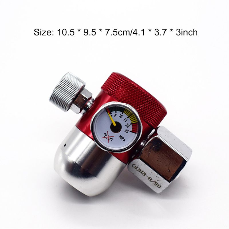 Rvs Argon Gas Manometer Reducer Argonbooglassen Gauge Meter B85C