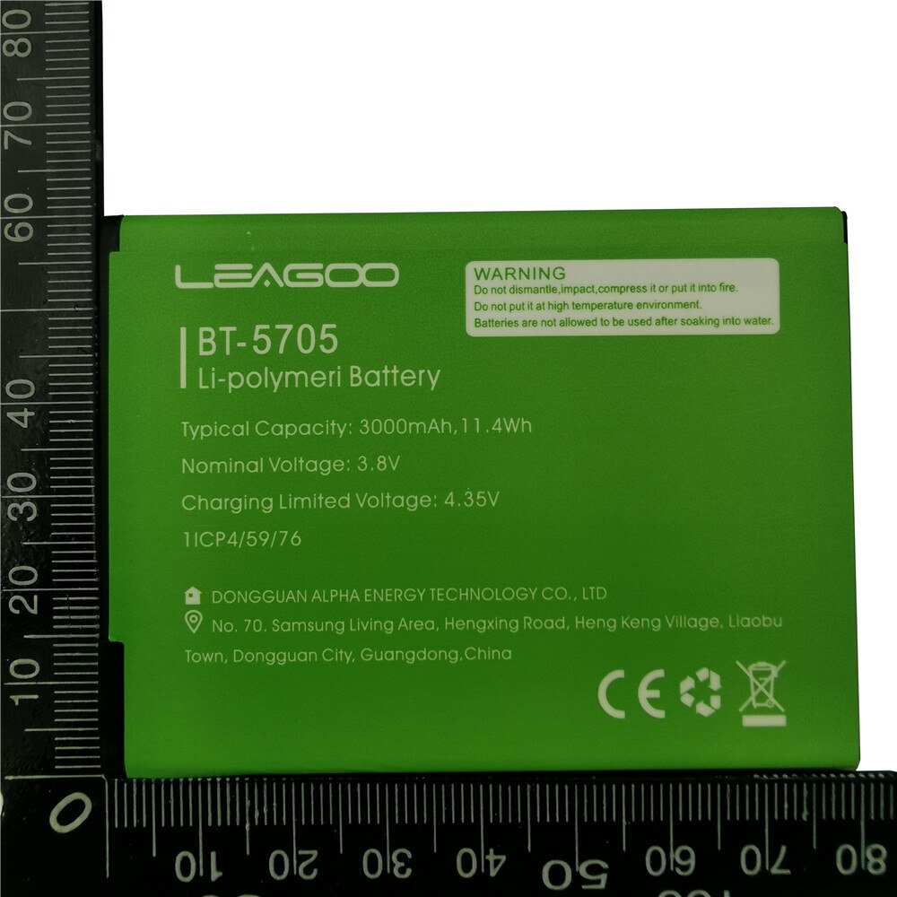 Batterie 100% originale pour LEAGOO M9 Pro BT5705, 3000mAh, pièces de rechange pour téléphone intelligent