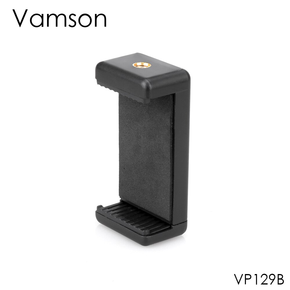 Vamson Universele Mobiele Telefoon Clip Holder Beugel Adapter Voor Smartphone Camera Mobiele Telefoon Statief Monopod VP129: VP129B