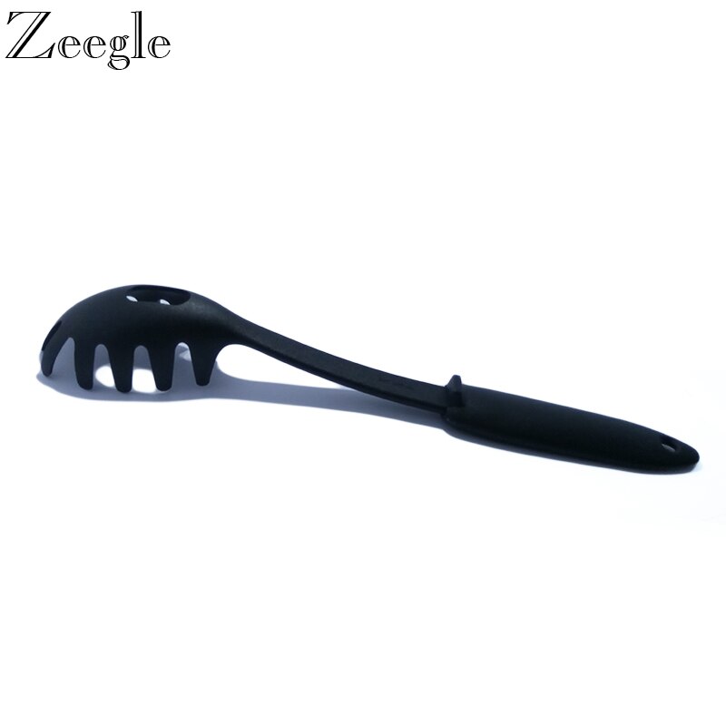 Praktische Pasta Noodle Lepel Pasta Scoop Vergiet Noodle Spaghetti Pollepel Slot Lepel Nylon Vergiet Keuken Gadget