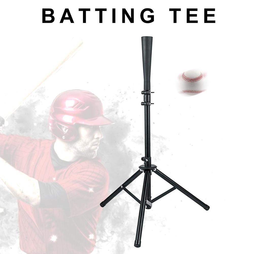 1Pc Honkbal Bal Houder Racket Voor Batting Practice Verstelbare Softbal Statief T Stand Softbal Praktijk Training Hit Aid Rack