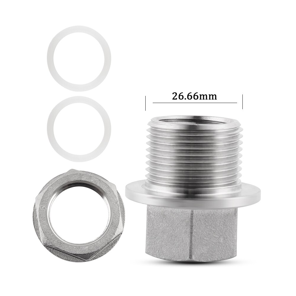 Weldless Bulkhead 1/2" NPT Fitting For Beer Wine Home Brewing Kettle Bulkhead Haredware With Silicone O-ring 304 SS