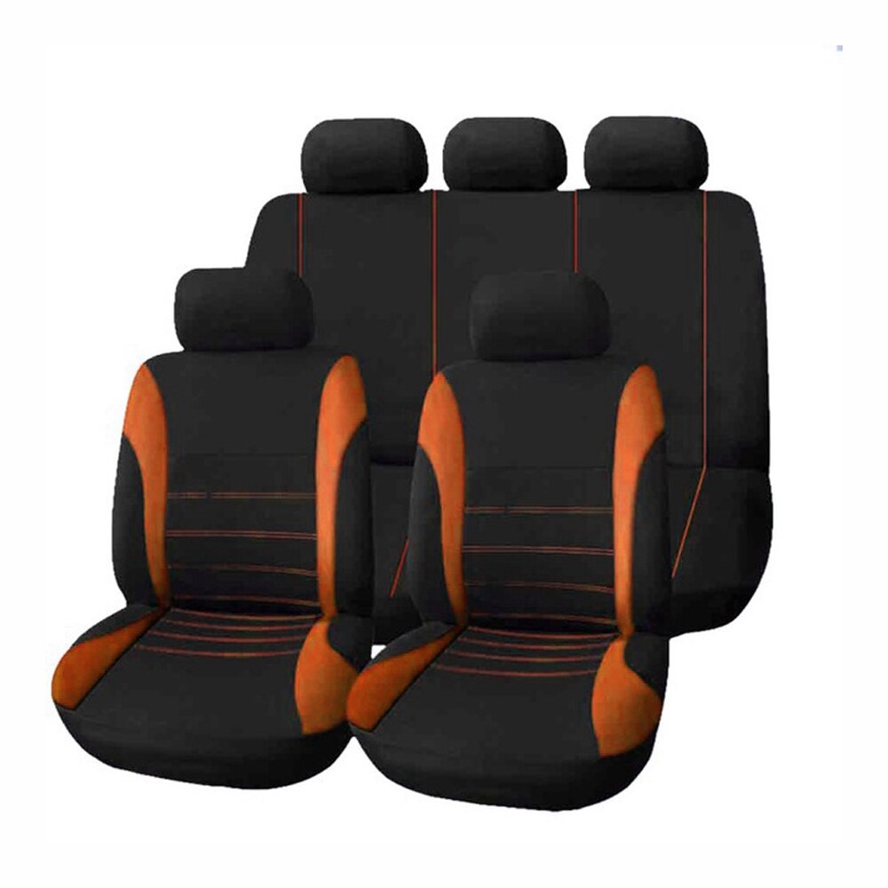 summer car seat cover auto seats covers ventilation accessories for fiat idea linea marea Multipla palio Panda Punto Qubo Tipo: Orange