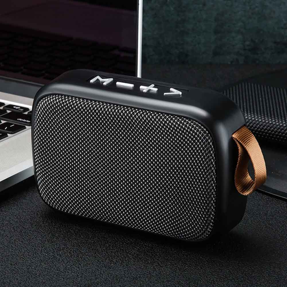 Luidspreker TF Card Bluetooth Speaker Surround Kantoor FM Draadloze Stereo Sound Home Mini Draagbare Oplaadbare Smartphone Laptop: SILVER