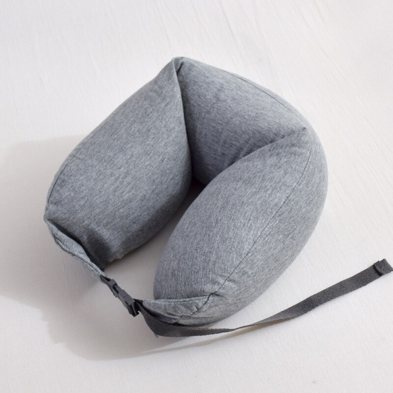 Japanese Lightweight Cotton U-shaped Pillow Pure Cotton Airplane Pillow Travel Pillow Neck Pillow: color1