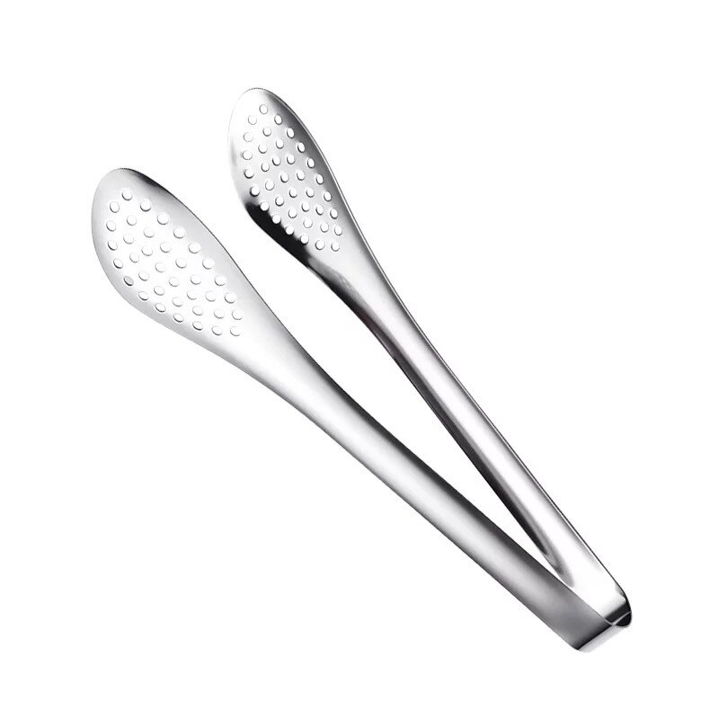 Stainless Steel Food Tongs BBQ Kitchen Cooking Food Serving Buffet Utensil Clip Thickened Steak Clip Bread and Food Tongs