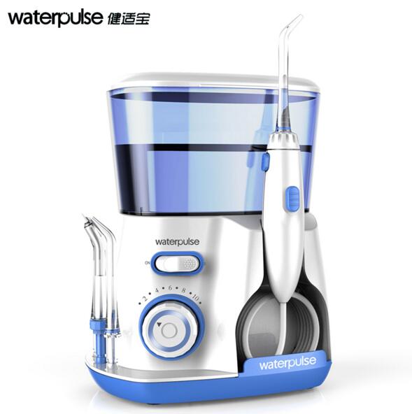 Waterpulse Dental Water Flosser Monddouche Waterpick Dental Floss Water Irrigatie Jet Tandheelkundige Tand Floss: Blauw