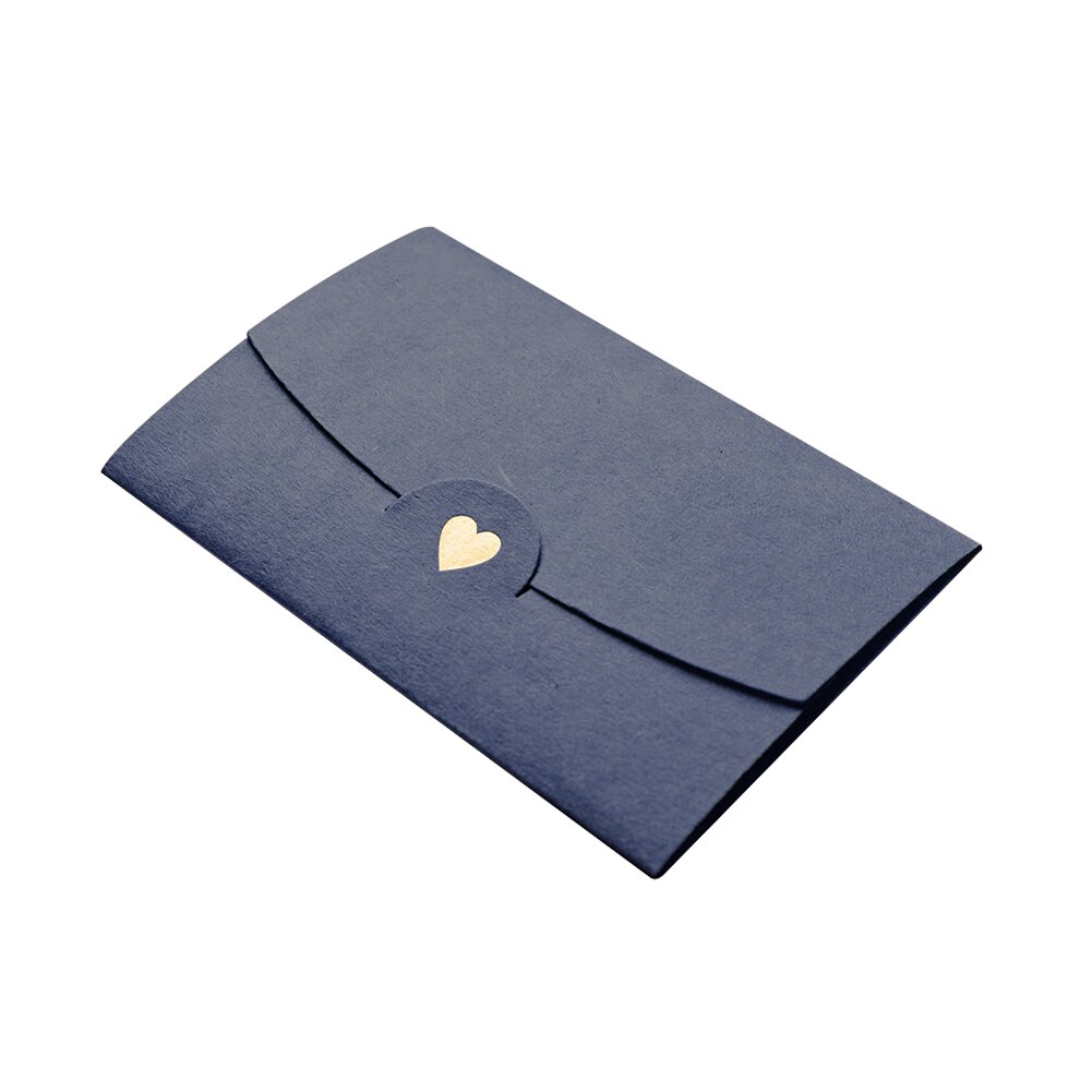 Sobres de papel para tarjetas de de boda, Mini notas de bolsillo para negocios, manualidades DIY, corazón amoroso clásico, multifunción, 20 Uds.