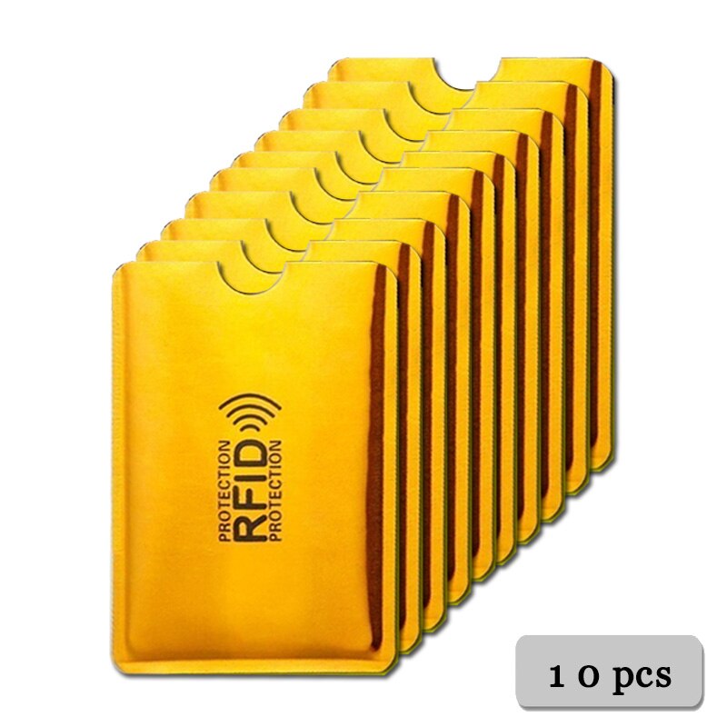Anti Rfid Kaarthouder Portemonnee Blokkeren Reader Lock Bank Kaarthouder Id Bank Card Case Aluminium Bescherming